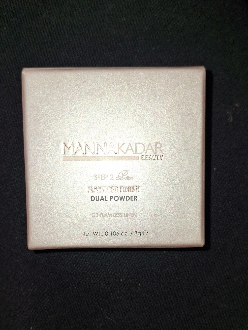 Manna Kadar Beauty Compact Dual Powder - Rose Gold